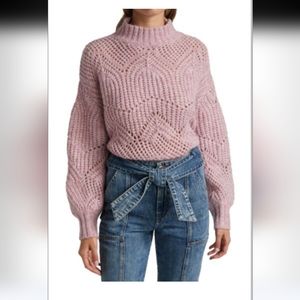 JONATHAN SIMKHAI Palmer Lofty Alpaca Sweater Size Medium